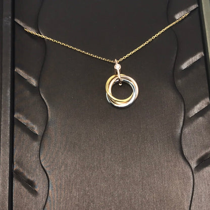 [Love Lucky]TRINITY  NECKLACE 1 DIAMOND