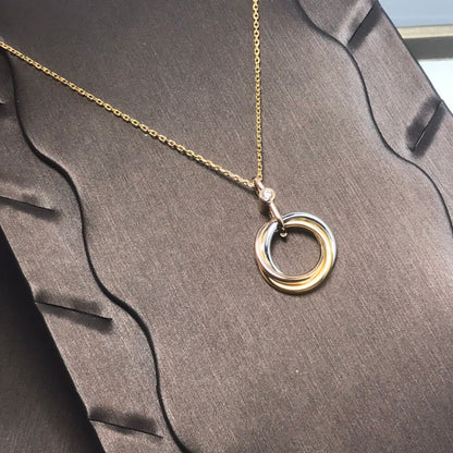 [Love Lucky]TRINITY  NECKLACE 1 DIAMOND