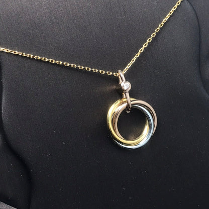 [Love Lucky]TRINITY  NECKLACE 1 DIAMOND