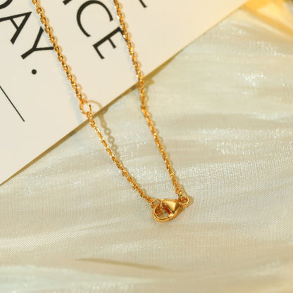 [Love Lucky]COLLAR CON DIJE DE DIAMANTE VOLT SILVER