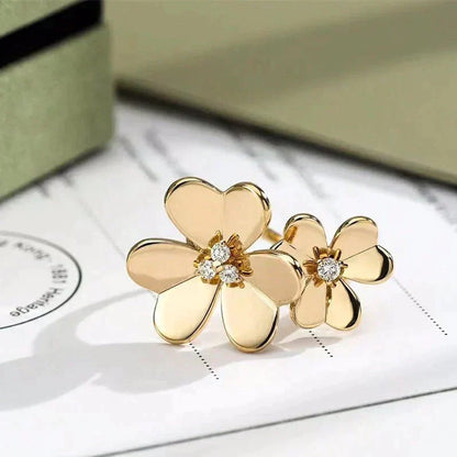 [Love Lucky]BAGUE TRÈFLE COMOS EN OR ET DIAMANTS