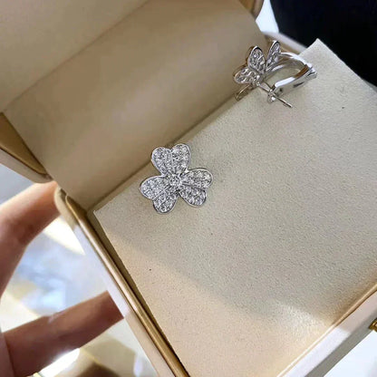 [Love Lucky]CLOVER COMOS DIAMOND EARRINGS SILVER