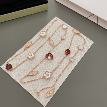[Love Lucky]COLLANA LUCKY SPRING 15 MOTIVI IN ORO ROSA
