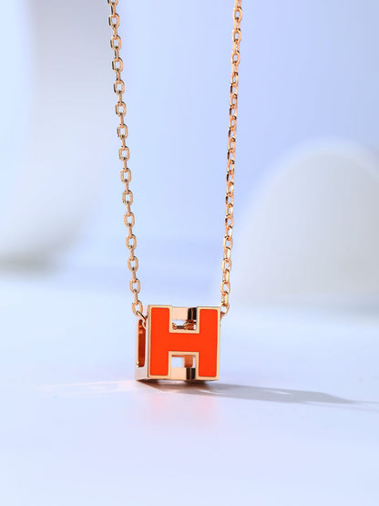 [Love Lucky] COLLIER H CAGE OR ROSE