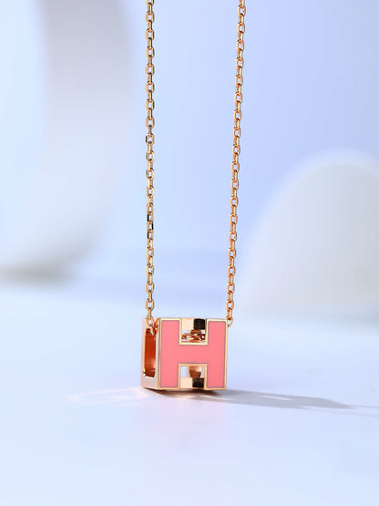 [Love Lucky] COLLIER H CAGE OR ROSE