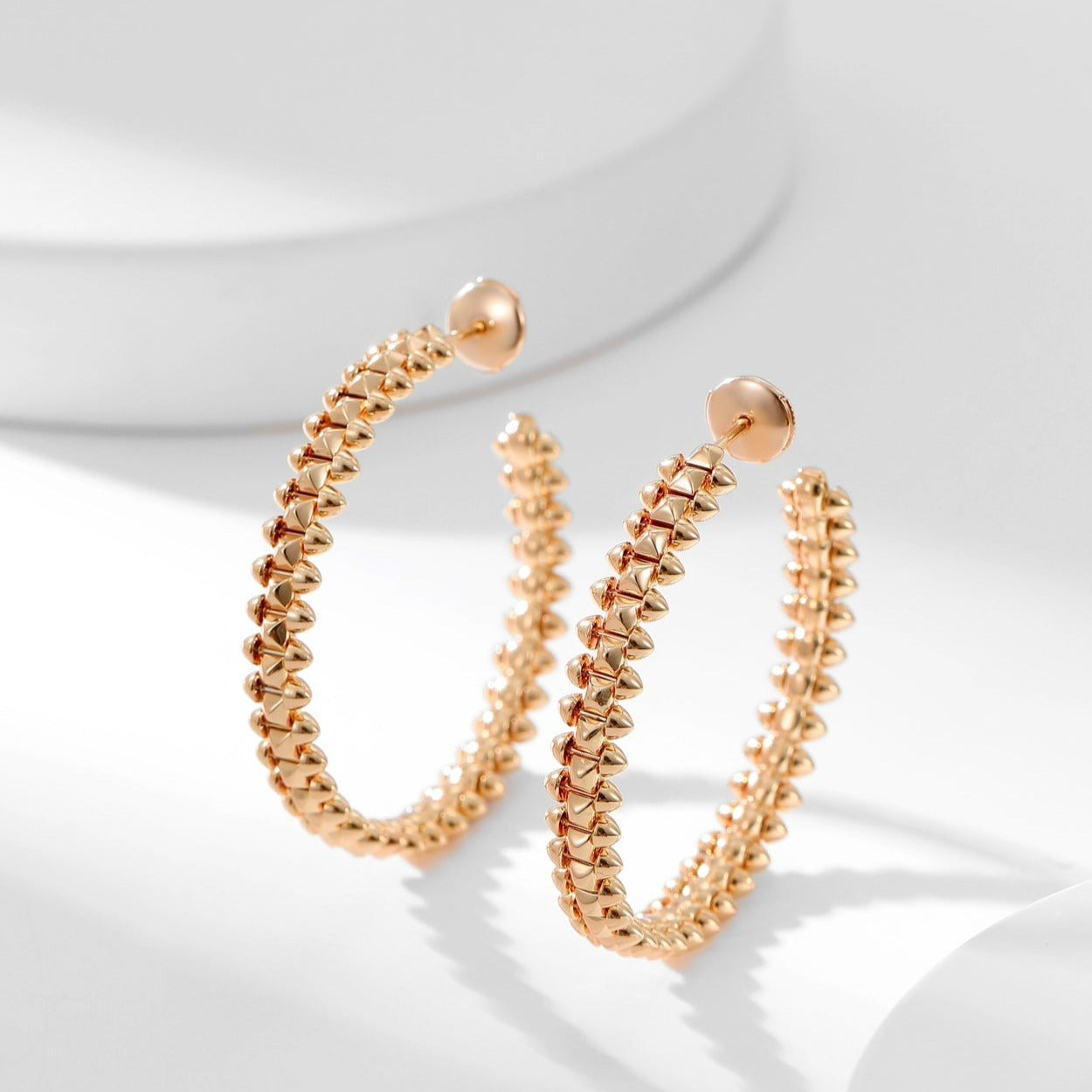 [Love Lucky]CLASH HOOP LARGE EARRINGS