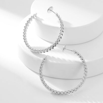 [Love Lucky]CLASH HOOP LARGE EARRINGS