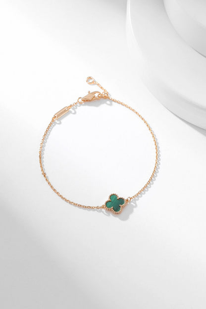 [Love Lucky]CLOVER ARMBAND MALACHIT 1 MOTIV