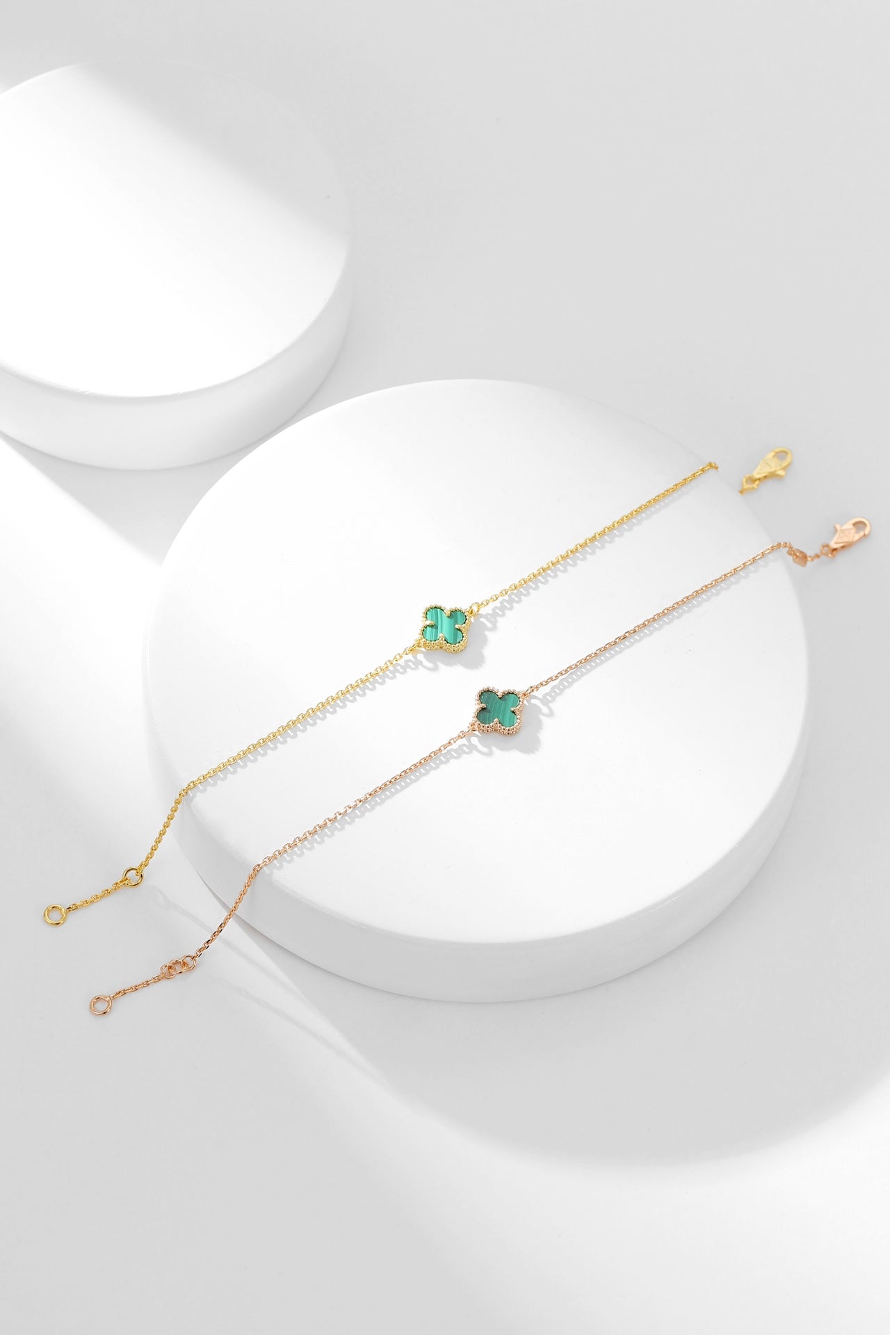 [Love Lucky]CLOVER ARMBAND MALACHIT 1 MOTIV