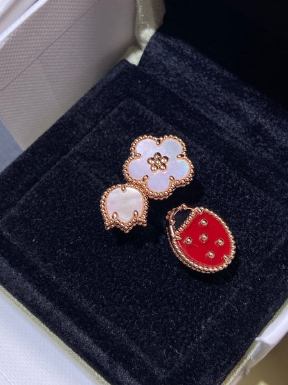 [Love Lucky]ANELLO LUCKY 3 MOTIVI IN ORO ROSA