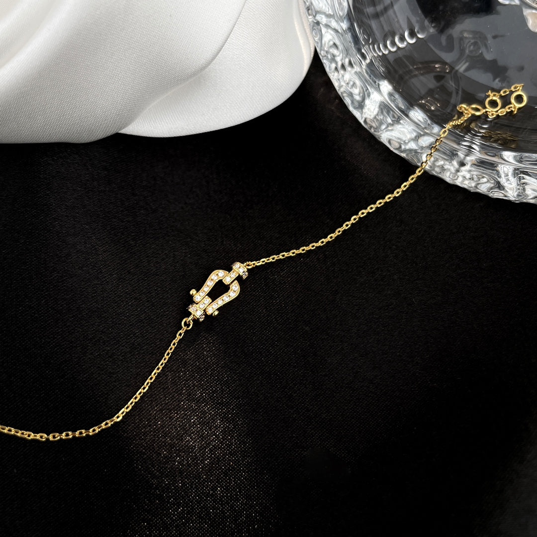 [Love Lucky]FORCE 10 FULL DIAMOND BUCKLE CHAIN LINK MINI MODEL