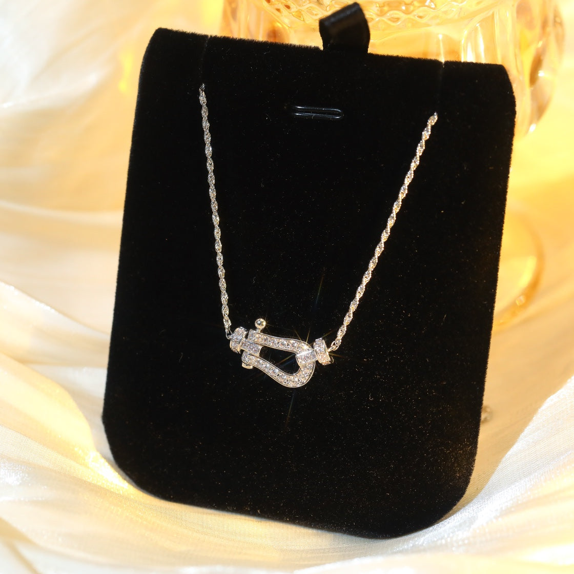 [Love Lucky]FORCE 10 DIAMOND SILVER NECKLACE MINI MODEL