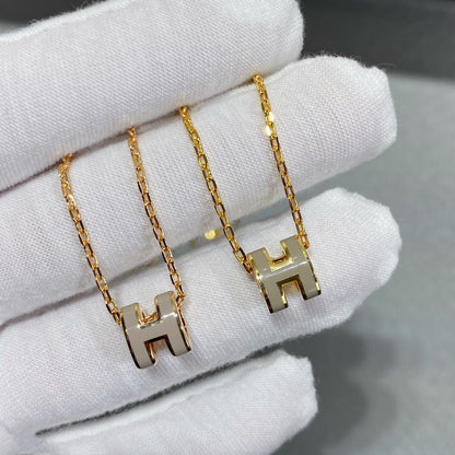 [Love Lucky]MINI POP H NECKLACE