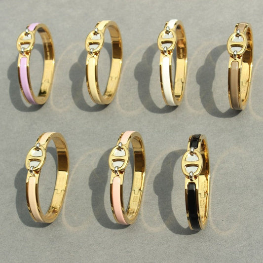[Love Lucky]CLIC CHAINE GOLD BRACELET
