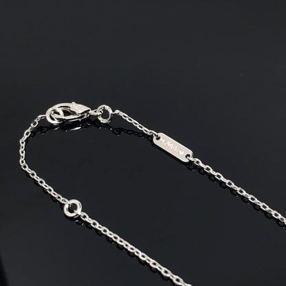 [Love Lucky]COLLANA LUNGA IN ARGENTO CON PIETRA PIETERSITE A FORMA DI TRIFOGLIO