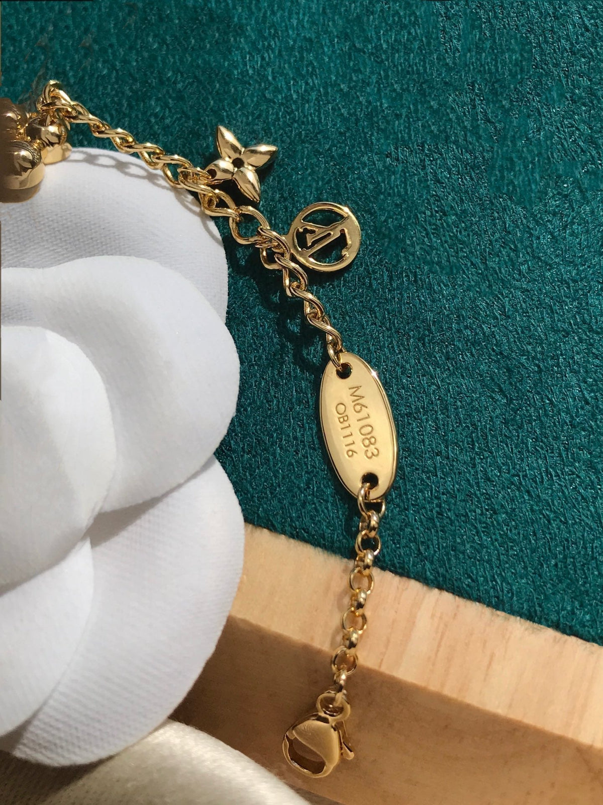 [Love Lucky]Love LuckyING PINK GOLD MOP BRACELET