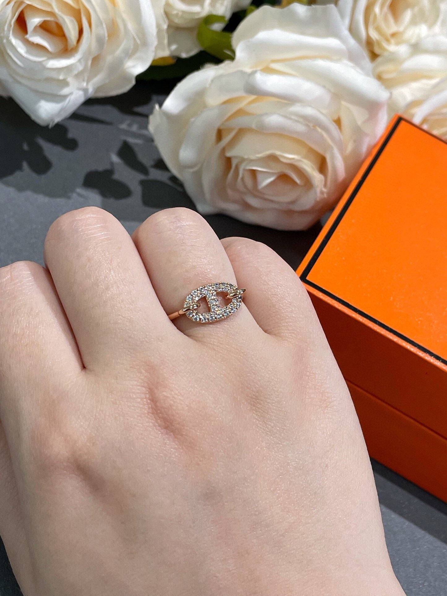 [Love Lucky]RONDE SMALL DIAMOND RING