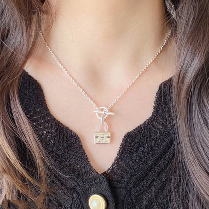 [Love Lucky]CONSTANCE PEDANT SILVER NECKLACE