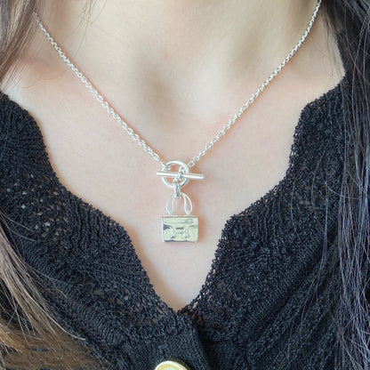 [Love Lucky]CONSTANCE PEDANT SILVER NECKLACE