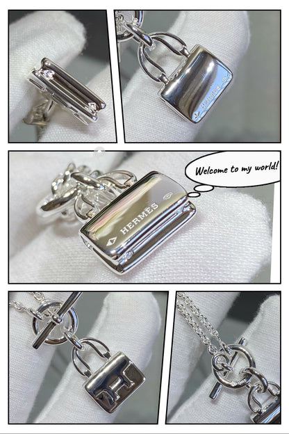 [Love Lucky]CONSTANCE PEDANT SILVER NECKLACE