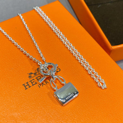 [Love Lucky]CONSTANCE PEDANT SILVER NECKLACE