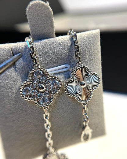 [Love Lucky] CLOVER 5 MOTIF LASER BRACELET COLLECTION