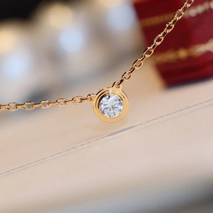 [Love Lucky]DAMOUR DIAMOND NECKLACE