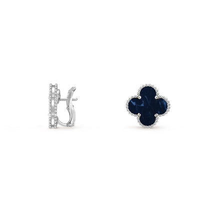 [Love Lucky]CLOVER SILVER 15MM MOP EARRINGS COLLECTION