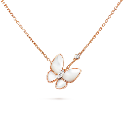 [Love Lucky]COLLAR DE DIAMANTES DE MARIPOSA