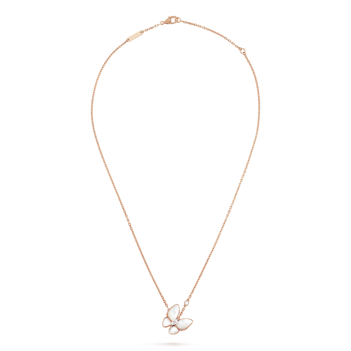 [Love Lucky]COLLAR DE DIAMANTES DE MARIPOSA