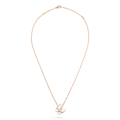 [Love Lucky]COLLAR DE DIAMANTES DE MARIPOSA