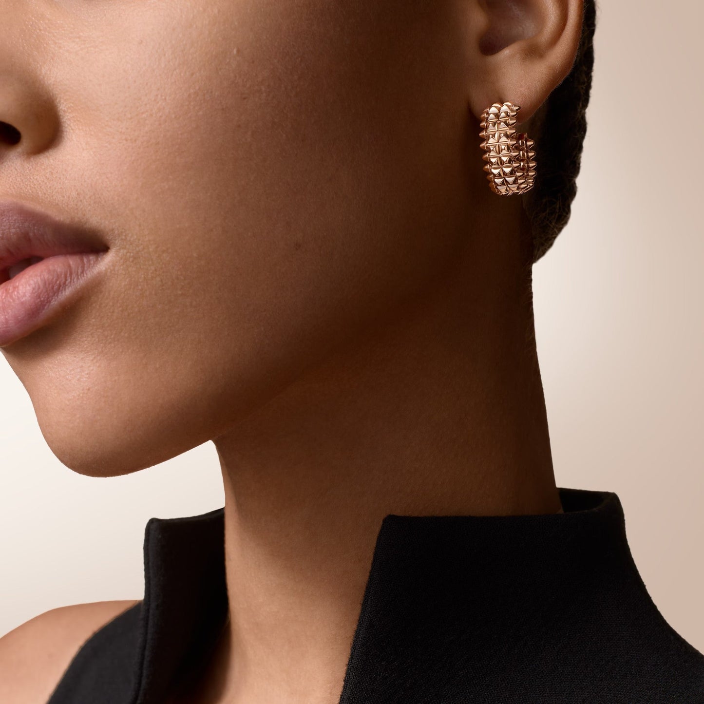 [Love Lucky]CLASH 9.2MM DOUBLE ROW EARRINGS