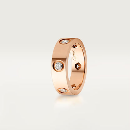 [Love Lucky]LOVE 5.5MM 6 DIAMOND RING
