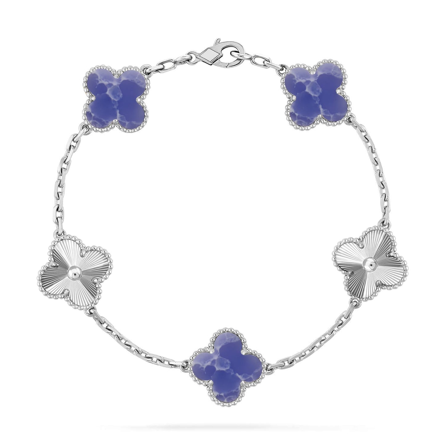 [Love Lucky]CLOVER 5 MOTIF BLUE VEINS BRACELET COLLECTION