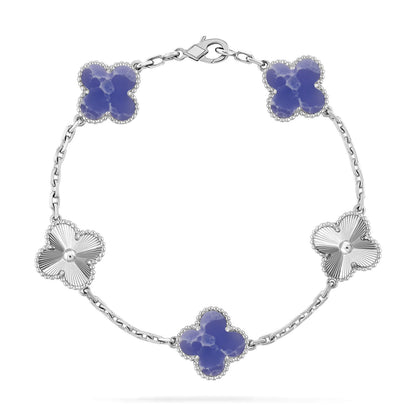 [Love Lucky]CLOVER 5 MOTIF BLUE VEINS BRACELET COLLECTION