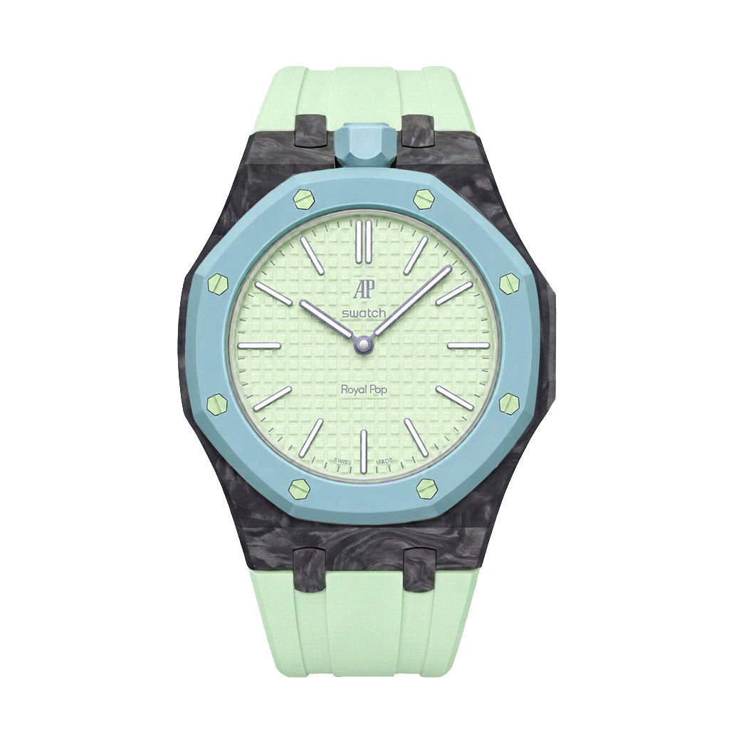 Royal Oak Pop exclusif, boîtier en fibre de carbone et bracelet en silicone