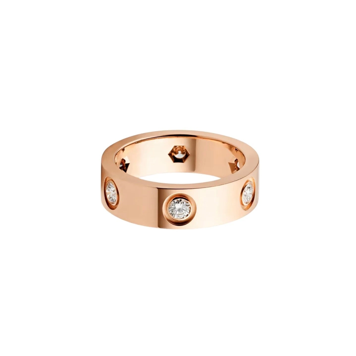 [Love Lucky]LOVE 5.5MM 6 DIAMOND RING