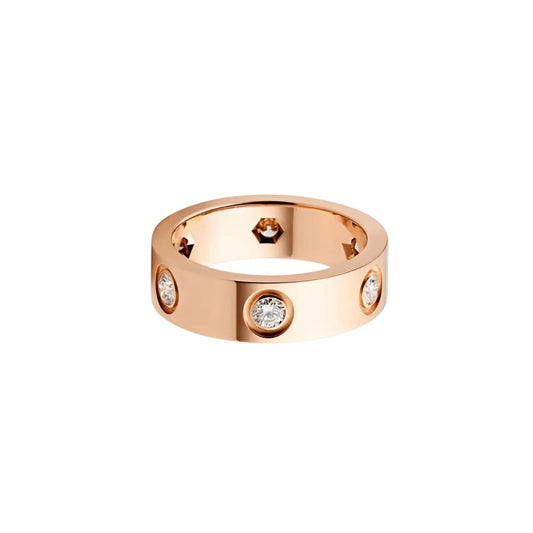 [Love Lucky]LOVE 5.5MM 6 DIAMOND RING