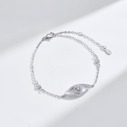 [Love Lucky] Bracelet Lucky Eye avec diamants pavés