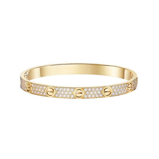[Love Lucky]LOVE BRACELET 6.1MM DIAMOND-PAVED