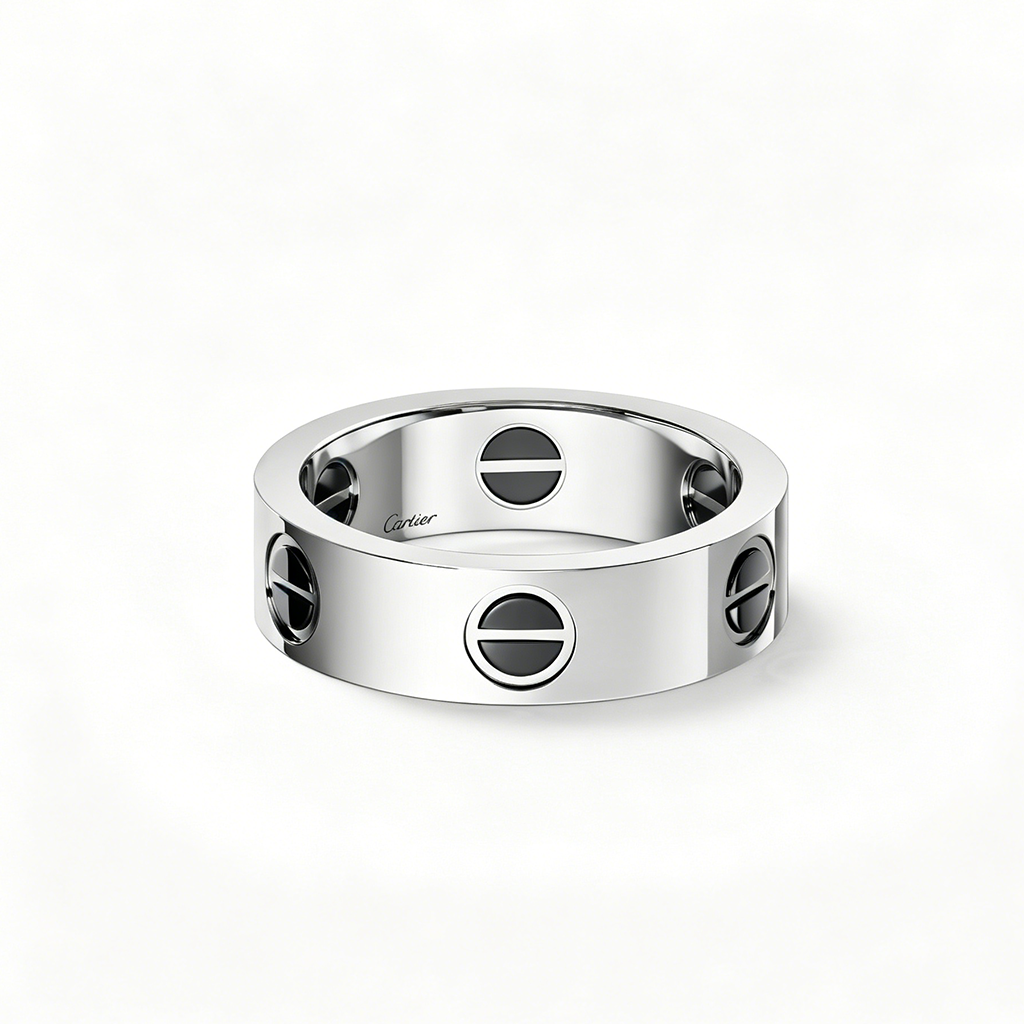 [Love Lucky]LOVE RING 5.5MM NO DIAMONDS  CERAMIC