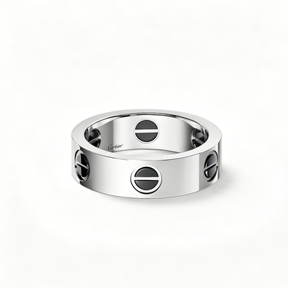 [Love Lucky]LOVE RING 5.5MM NO DIAMONDS  CERAMIC