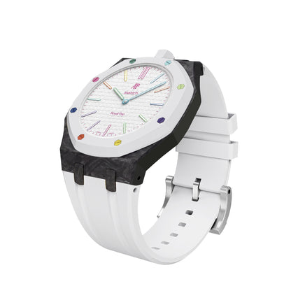 Royal Oak Pop exclusif, boîtier en fibre de carbone et bracelet en silicone