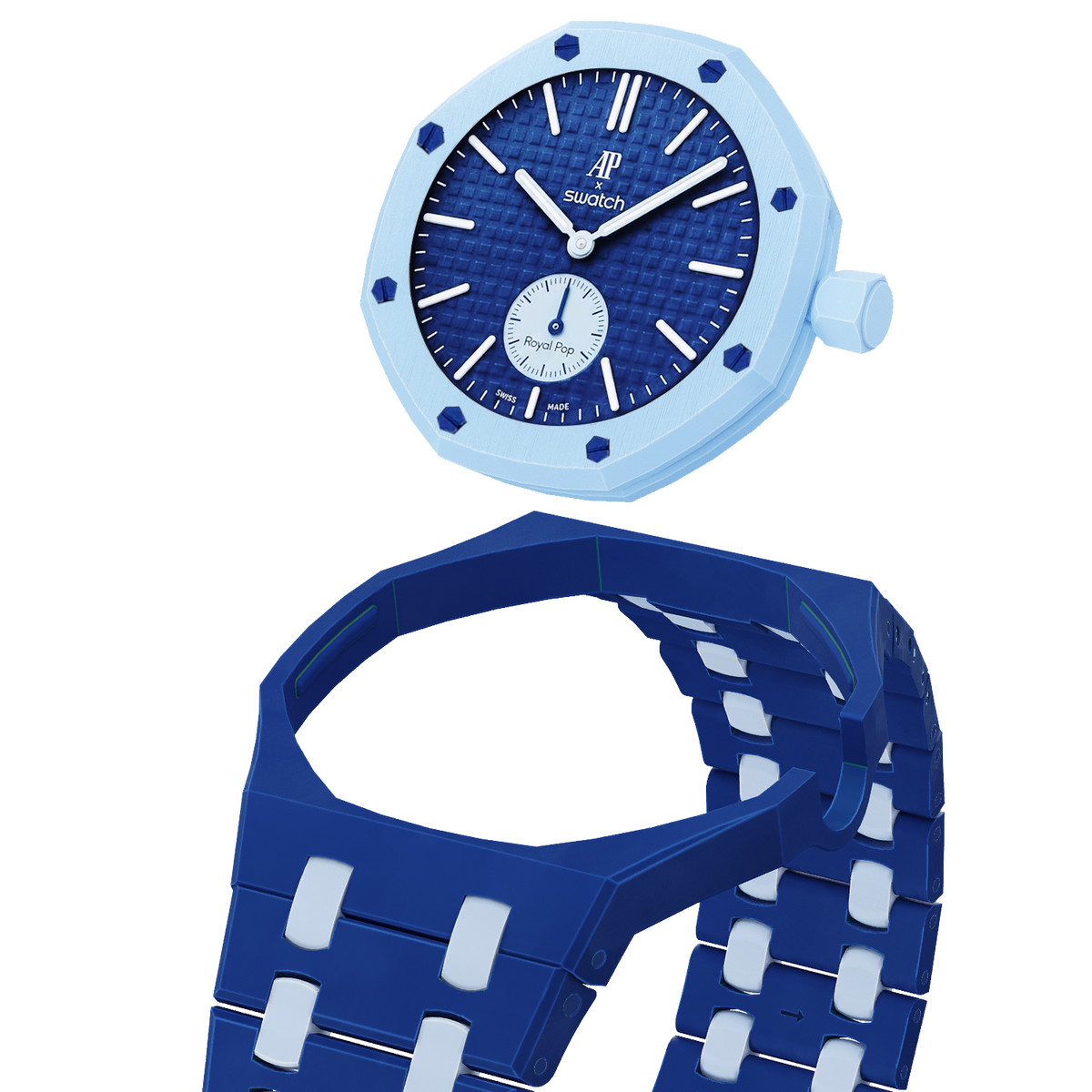 Cassa in bioceramica e cinturino in bioceramica Royal Oak Pop Exclusive Color Mix