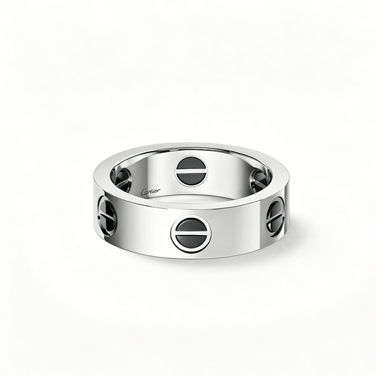 [Love Lucky]LOVE RING 5.5MM NO DIAMONDS  CERAMIC