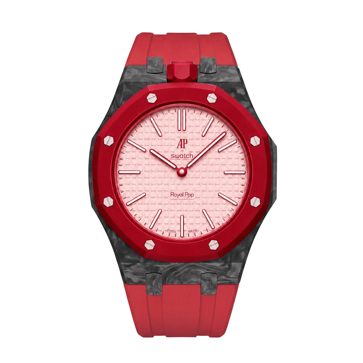Royal Oak Pop exclusif, boîtier en fibre de carbone et bracelet en silicone