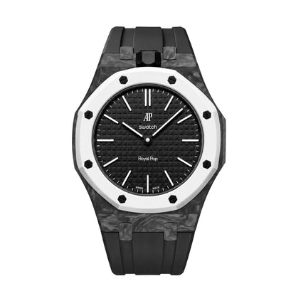 Royal Oak Pop exclusif, boîtier en fibre de carbone et bracelet en silicone