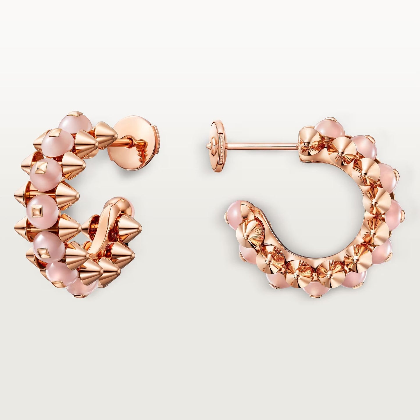 [Love Lucky]CLASH 7.9MM AGATE CHALCEDONY EARRINGS
