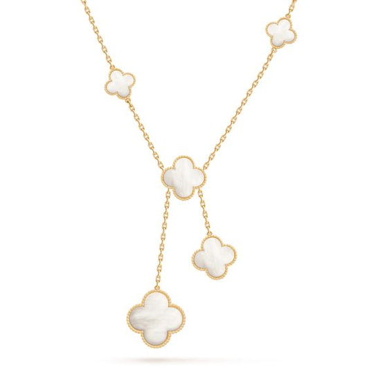 [Love Lucky] COLLAR DE NÁCAR CLOVER 6 MOTIVOS