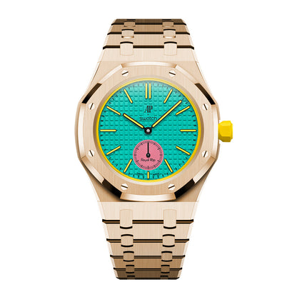 Bracelet de montre intégré enveloppant pour Royal Oak Pop Exclusive, boîtier et bracelet en acier